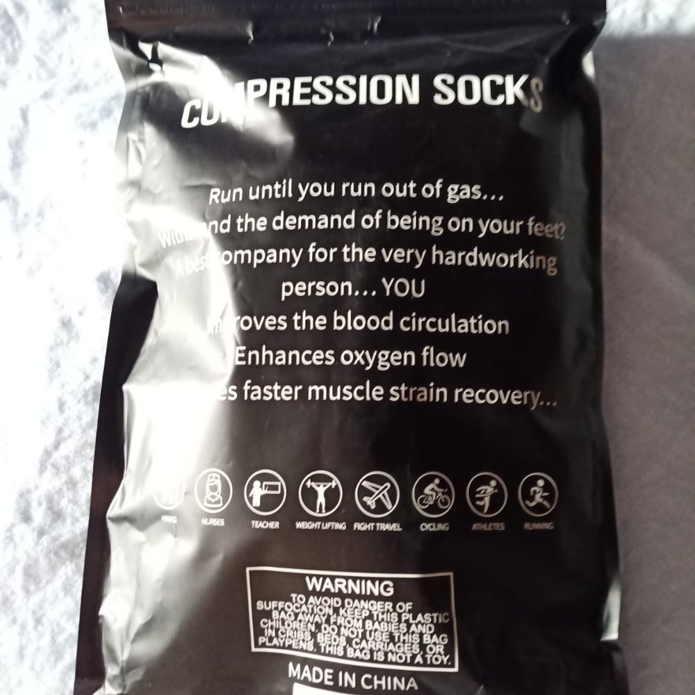 Compression Socks (3 pair) - Picture 2 of 5